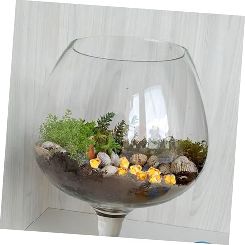 KALLORY 220Pcs Clear Acrylic Fake Crushed Ice Rocks for Vases Table Scatter Party Decoration Arts Crafts Irregular Design for Fish Tanks and Events