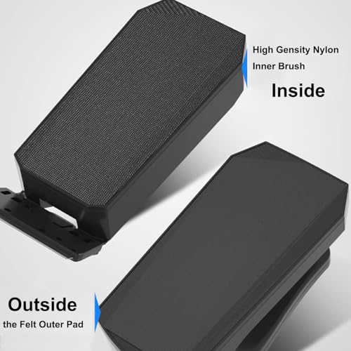 Aquarium Super Powerful Magnetic Cleaner with 4 Algae Scrapers for Glass Fish Tank Magnet Brush Floating M+(Plus) - size: M