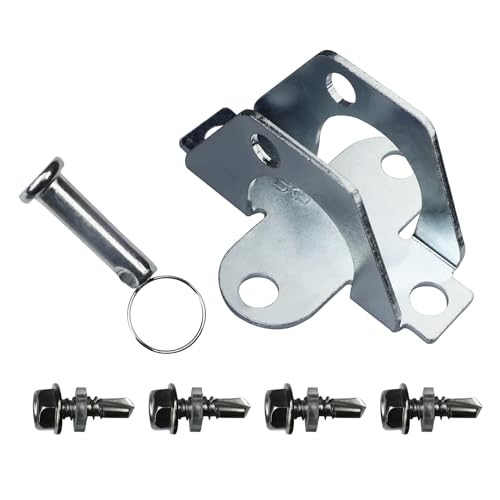 41A5047 Door Bracket for Garage Door Openers, Replacement Door Bracket Compatible with All Chamberlain, Craftsman and LiftMaster Models Made After 1993, with Pin and Clip & 4 Fasteners - style: 41A5047