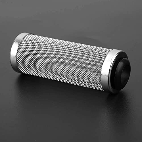 NACX 2Pcs Aquarium Fish/Shrimp Mesh Net Filter Guard，Fish Tank Intake Strainer Pre-Filter Cover Stainless Steel (15mm ID) - size: 15mm