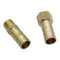 Hose Connector Adapter Brass 1/8" Female/Male Thread To 6/8/10mm Pagoda Connector Aquarium Adapter Water Hose Connector Gas Soft Tube (Color : Silver)