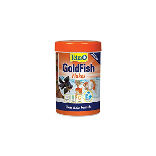 Tetra Goldfish Flakes, Nutritionally Balanced Diet for Aquarium Fish, Vitamin C Enriched Flakes, .42 oz (36 Pack) - size: 0.42 Ounce (Pack of 36)