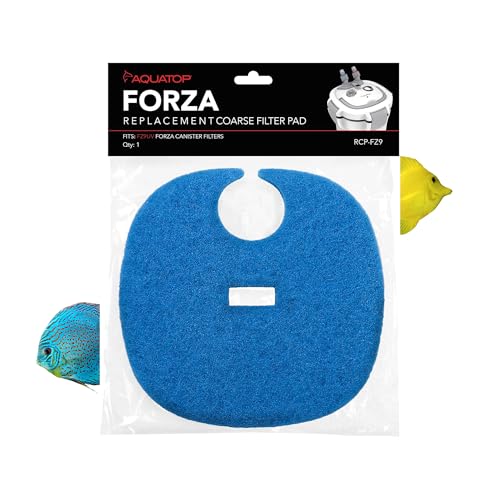 AquaTop Coarse Blue Filter Sponge with Bag & Header - Fits FZ9 Canister Filter - Traps Large Waste for Cleaner Water - Ideal for Fresh & Saltwater - size: FZ9