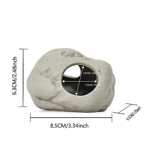 ALEGI Aquarium Rock Cave Decor for Shrimp Cichlid Hiding Breeding (Set 8) - style: Set 8