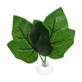 Betta Fish Leaf, Natural Habitat Simulation for Betta Spawnings Grounds, Betta Spawnings Leaves, Resting Bed, Double Maple Leaves, Deep Green