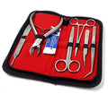A2ZScilab - Basic Coral Propagation FRAGGING KIT, 16 Pcs Tools for Hard Soft Freshwater Reef, Stainless Steel - Coral Cutter+Knife,Scissors & Foceps for Aquatic Plants,Coral Fragmenting Trim Cleaning