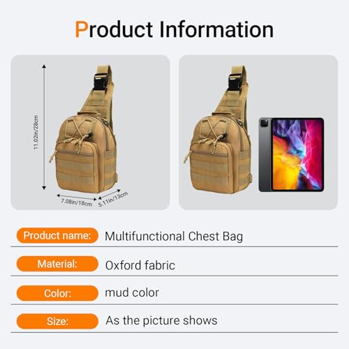 Lightweight Fishing Tackle Backpack Professional Water-Resistant All-in-One Rod Holder & Gear Storage - color: Khaki