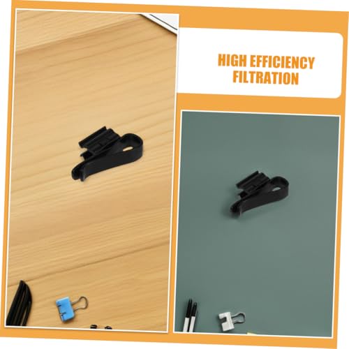 BESPORTBLE 8pcs Water Hose Fixing Clips for Aquariums Easy Installation Hose Clamps for Fish Tank Water Connection Space Saving and Versatile Fixing Tools - color: Black