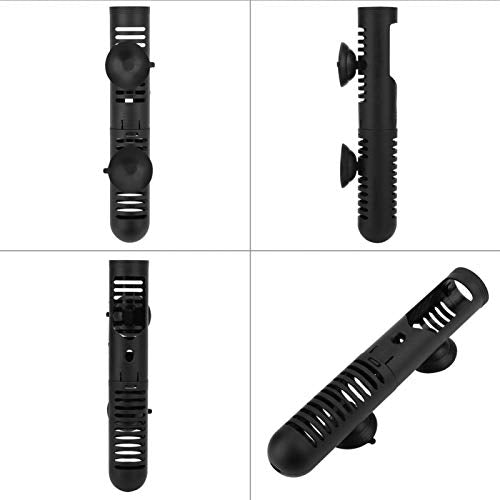 GOTOTOP Aquarium Heater Guard Aquarium Fishtank Heater Protective Case Detachable Designed Cover with Suction Cups 16.73inch - size: #4: Approx. 42.5cm / 16.73in