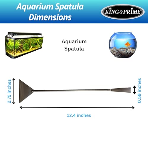 Aquarium Aquascaping Tools, Long Stainless Steel Tweezers Scissors Spatula Aquatic Plants Set for Fish Aquariums Tank and Terrarium. (Silver)