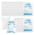 100 Pcs Reusable Ice Packs for Coolers (3.7''x4.9'') - Long-Lasting Gel Freezer Packs for Lunch Boxes, Shipping, Camping, Beach & Fishing | Keep Food/Drinks Fresh - style: 3.7''x4.9'' Packs of 100