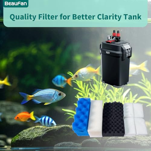38 Pack Filter Media Kit for Fluval 306/307 Canister Filters, Replacement Bio Foam, Activated Carbon & Ceramic Rings (2 Sets Maintenance Bundle) - size: 306/307Series