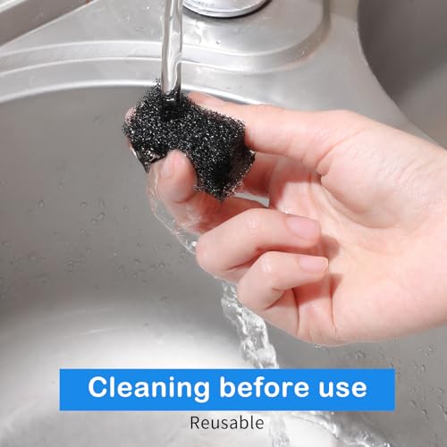 12 Piece Cat Fountain Sponge Replacement Cat Water Fountain Filters Pre-Filter Sponges Foam Sponges Cat Fountain Sponge Filter for 92oz/2.8L Cat Pet Fountain