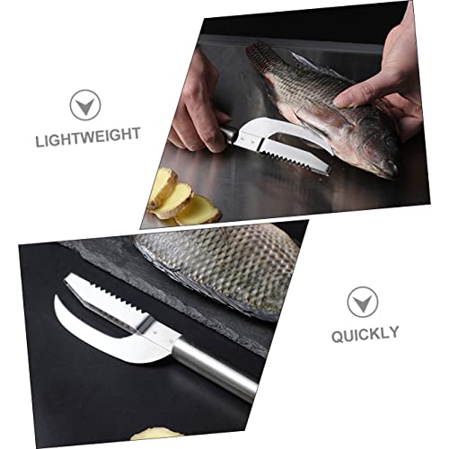 Fish Opener Set Reusable Remover Tool Stainless Steel Kitchen Gadgets Easy Handling