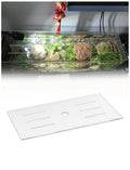 Anti Jump Aquarium Cover, 3 mm Clear Fish Tank Lid with Feeding Hole and Vent Slots, Transparent Top Cover for Open Aquariums, Shrimp Tanks(35.8x7.9in) - size: 35.8x7.9in