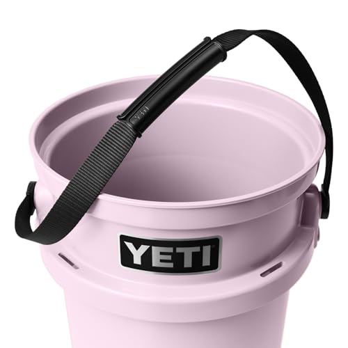 YETI Loadout 5-Gallon Bucket, Impact Resistant Fishing/Utility Bucket - color: Cherry Blossom