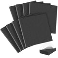 MYFAMIREA 8 PCS Adhesive Foam Padding Sheets Closed Cell Self Adhesive Sticky Foam Pads, 1/4" Thick 6'' x 6'' Neoprene Rubber Sheets Non-Slip Insulation Pads Vibration for Furniture Crafts Cars, Black - size: 6 x 6 x 1/4 IN