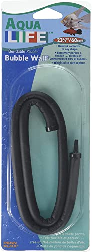 Penn-Plax Aqua Life Bendable Aquarium Bubble Wall – Flexible Air Diffuser and Bubbler for Fish Tanks – 23.5” Length - size: 23.5-Inch