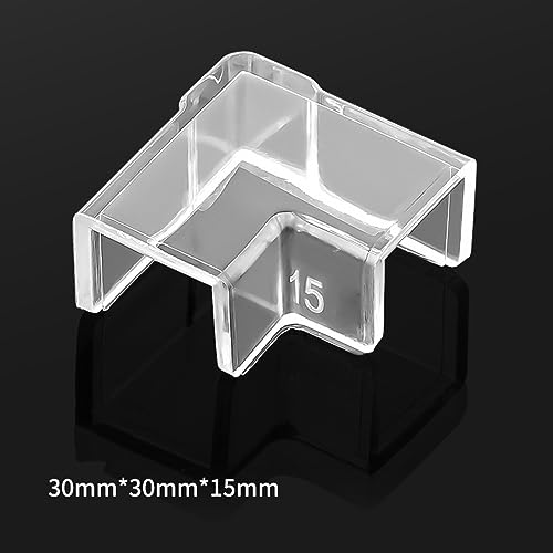 4PCS Fish Tank Edges Protector Clear Tools Clear Aquarium Glass Cover Protector Easy Install Aquarium Glass Corner Edges Protectors - color: 6mm
