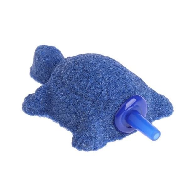 Blue Turtle Aquarium Bubble Air Stone Diffuser Fish Tank Aerator Oxygen Pump Ornament Decor Aquarium Air Pump Accessories, Aquarium Air Pumps