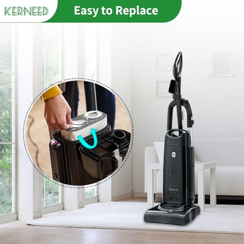 8 Pack HEPA R25 Vacuum Cleaner Bags Compatible for Riccar R25 Series R25S, R25D, R25P Upright Vacuums, #Part R25HC-6