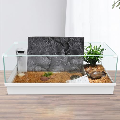 Alipis Stone Background Board for Reptile Tank 3D Aquarium Decor Fish Tank Decorative Panel