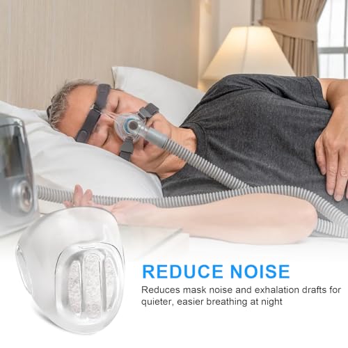 Elbow Cover & Diffusers Compatible with Fisher & Paykel Eson Nasal CPAP Mask, Diffuser Filters Replacement for Fp400Hc228 F & P Eson Pilario Q, 1 Elbow Cover + 10 Filters