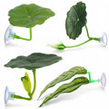 4 Pack Betta Fish Hammock Plant Leaf Pad, Improves Betta Health by Simulating The Natural Habitat, Fish Spawning Grounds Breeding Resting Bed, Fishes Tank Accessories Aquarium Décor