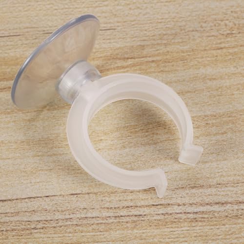 Abaodam 6 Pcs Window Candle Suction Cups Clamp Christmas Candle Suction Cups Holder - Aquarium Isolation Clip Air Hose Tube Holders Clamps for Fish Tank 32mm - size: Size 3