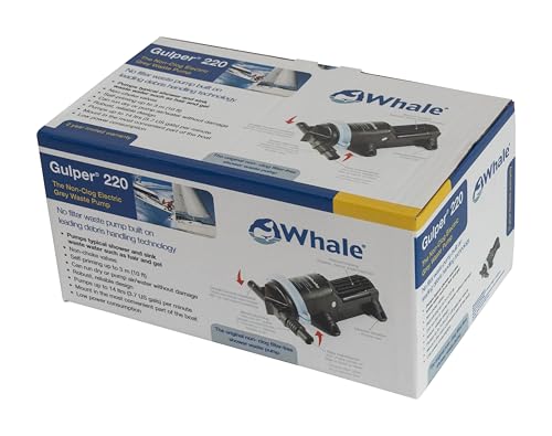 Whale Gulper 220 Graywater Pump - Manages Gray Waste in Boats & RV - 3.5 GPM Flow Rate - 12V/24V - style: 24V
