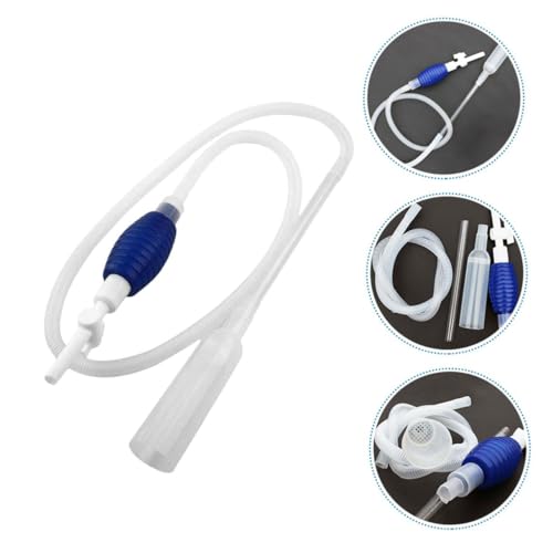 HOMSFOU Fish Tank Water Changer Manual Siphon Cleaner Vacuum Gravel Tool Medium Size for Aquarium Maintenance and Fish Tank Cleaning