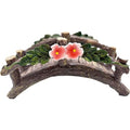 MUAMAX Fairy Garden Bridge Mini Bridge for Fairy Garden Flower Bridge Resin Arched Artificial Little Bridge Micro Landscape Garden Bridge for Dollhouse Ornaments Fairy Garden Accessories