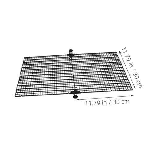 POPETPOP 4pcs Plastic Grid Aquarium Divider Panels for Betta Fish Safety Fish Separator Cups Prevents Jumping Various Tank