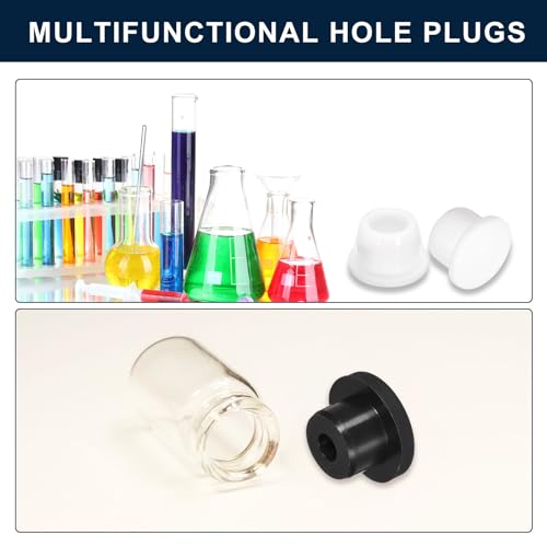 uxcell 4Pcs White Plug Holes, Waterproof Rubber Button Plug for 40mm / 1.57" Hole - size: 40mm
