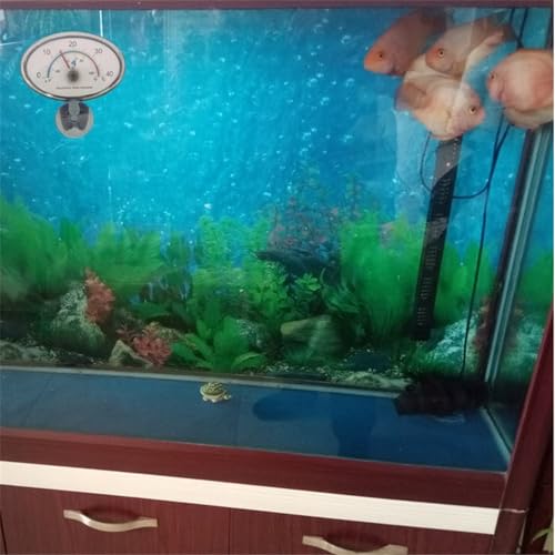 Liquid-in-Glass Aquarium Thermometer for Fishtank Accurate Floating Laboratory - color: White stick waterpro