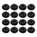 16PCS 28mm Dia Black Aquarium Suction Cup Clips, Soft Rubber Fish Tank Attachments for Pump Lines, Overhead Tube Organization and Aeration Setup - size: 16PCS 28mm