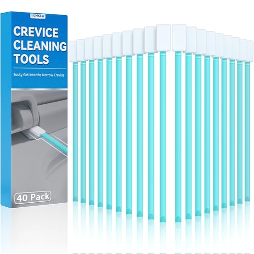 40pcs Crevice Cleaning Brush Tool, Disposable Toilet Brush for Toilet Seat Gaps, Crack and Crevice Cleaner Tools, Blue