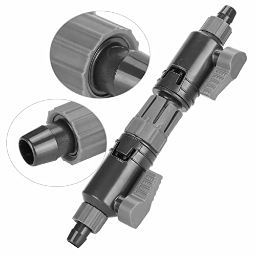 Yctze Quick Release Aquarium Water Control Valve, Double Tap Connector for Fish Hose Pipe, Suitable for 16mm Valves, Filters and Accessories Included (/16mm) - size: K-12/16mm