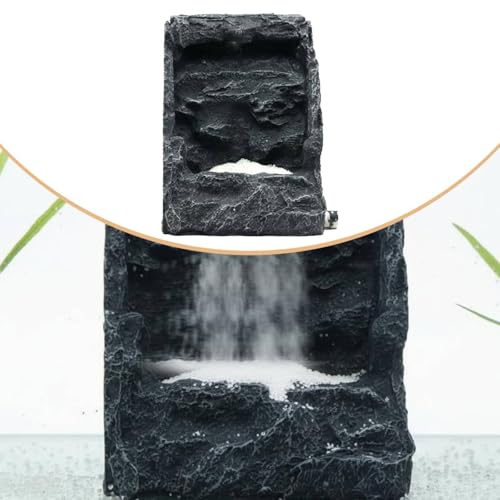 Aquariums Cascading Sand Landscape Non-Fading Color Tanks Rockery Waterfall Resistant Resin Cascading Sand Rockery