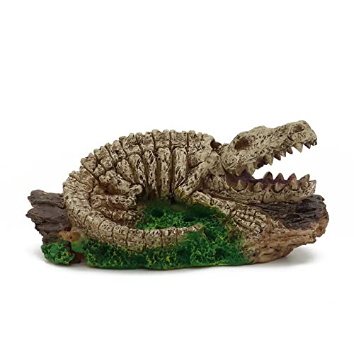 Aquarium Air Bubbler Decorations,Air Bubbler Decor Ornament for Fish Tank (Dinosaur)