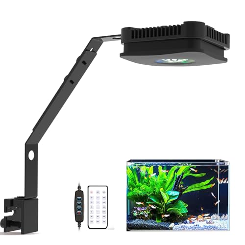 Lominie Aquarium Plant Light 26W Freshwater LED Aquarium Light Full Spectrum with Remote Control for Refugium Shrimp Tropical Fish Tank - color: Freshwater P30