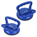 FCHO Glass Suction Cup Heavy Duty Aluminum Vacuum Plate Puller Handle Holder Hooks Duty Galss Lifting/Tile Suction Cup Lifter/Moving Glass/Pad for Lifting (Blue, 2Pack) - color: Blue