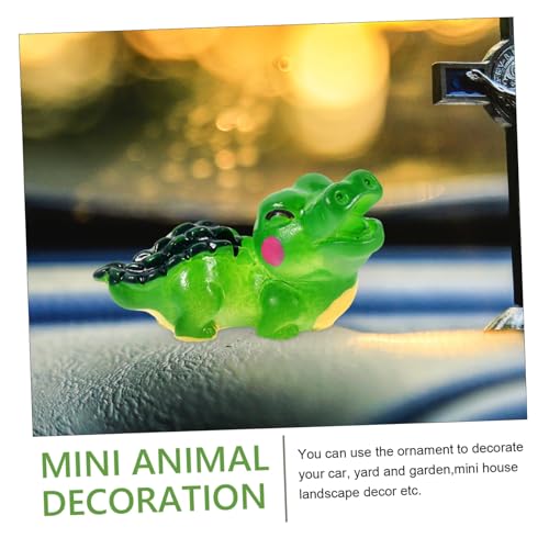 4pcs Miniature Resin Figurines Cute Aquarium Decor for Fish Tank and Gardens Realistic Animal Ornaments for Bonsai and Landscape Settings