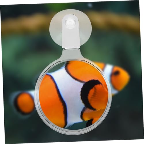 Alasum Betta Fish Glass Cup Viewer for Ants Spiders and Small Aquatic Animals Easy Installation for Plant Observation Fish Tanks