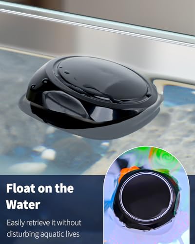 Pawfly Aquarium Magnetic Brush Fish Tank Cleaner for Acrylic & Plastic Aquariums 1.8 Inch Mini Soft Fluff Scrubber Pads Floating Dust Cleaning Tool for 4/5 Inch Thick Fish Tank up to 30 Gallons - size: 1 PCS