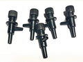 Aquarium 2 Way Air Line Tubing Flow Control Valve XMHF for Fish Tank 5-Pcs