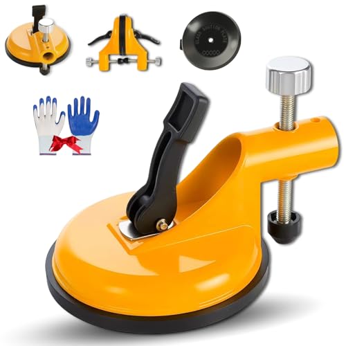 2026 New Adjustable Height Setter - Professional Countertop Leveling Tool, Precise Floor Gap Fixer Tool with Powerful Vacuum & Rubber Suction Grip, for Perfect Surfaces, for Granite, Marble (A) - color: A