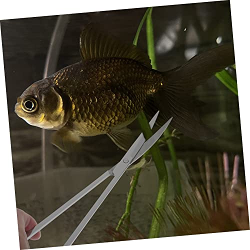 Garneck 1set Aquarium Scissor Multi-Function Aquarium Shovel Scraper for Easy Maintenance of Freshwater and Tanks for Water Plants and Gravel Cleaning