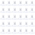 Pawfly Aquarium Suction Cup Clips for Standard 3/16" ID Airline Tubing Clear Air Hose Holder Clamp Accessories for Fish Tank Aeration Setup, 30pc - color: Clear
