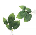 2 Pcs Fish Tank Accessories Fish Leaf Pad Aquarium Décor Simulating The Natural Habitat for Betta Spawning Grounds Breeding Resting Bed with Plastic Suction Cup